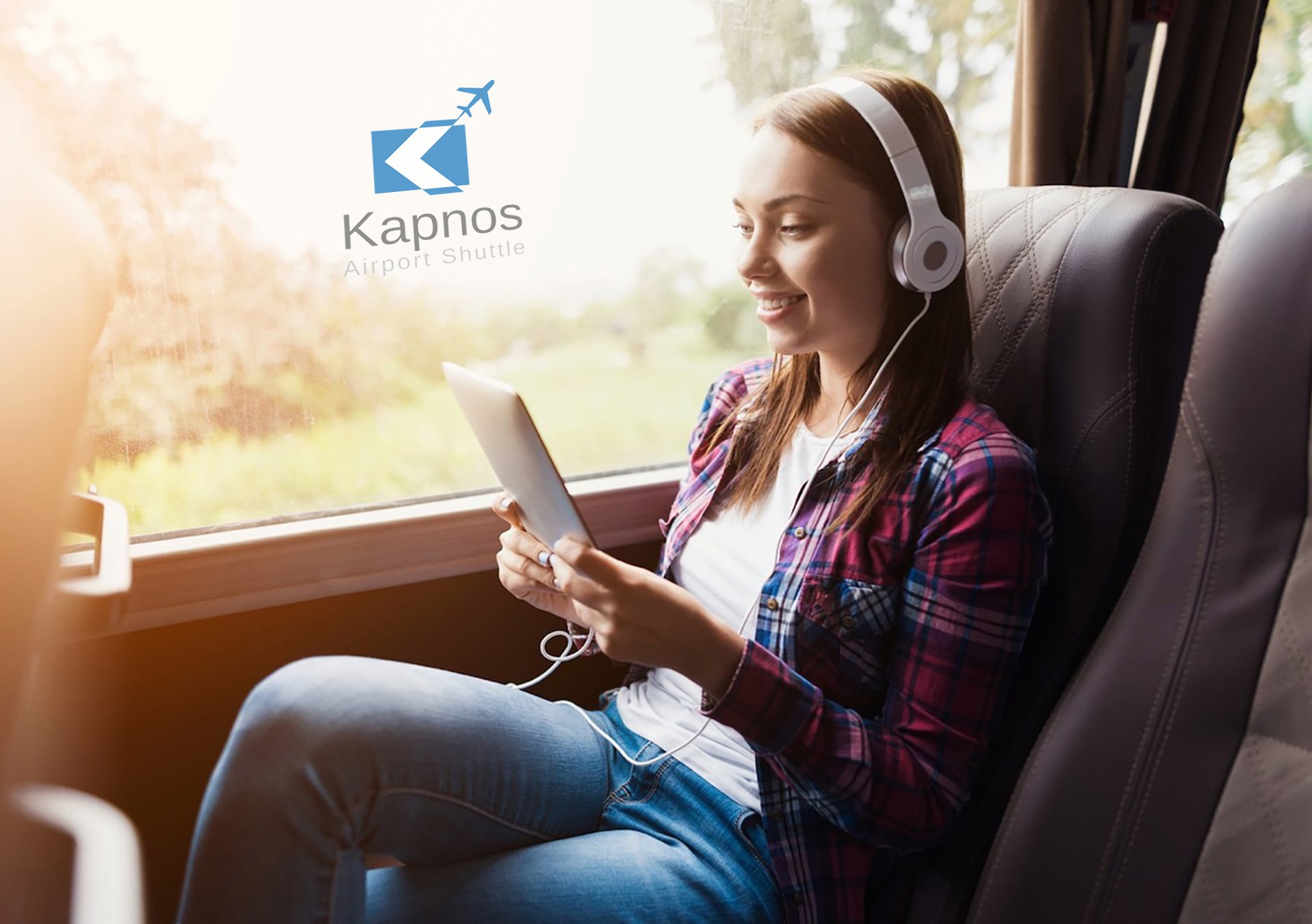 KAPNOS AIRPORT SHUTTLE Web app, Website